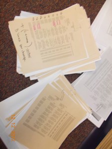 All of the leagues are woven together into one huge schedule.