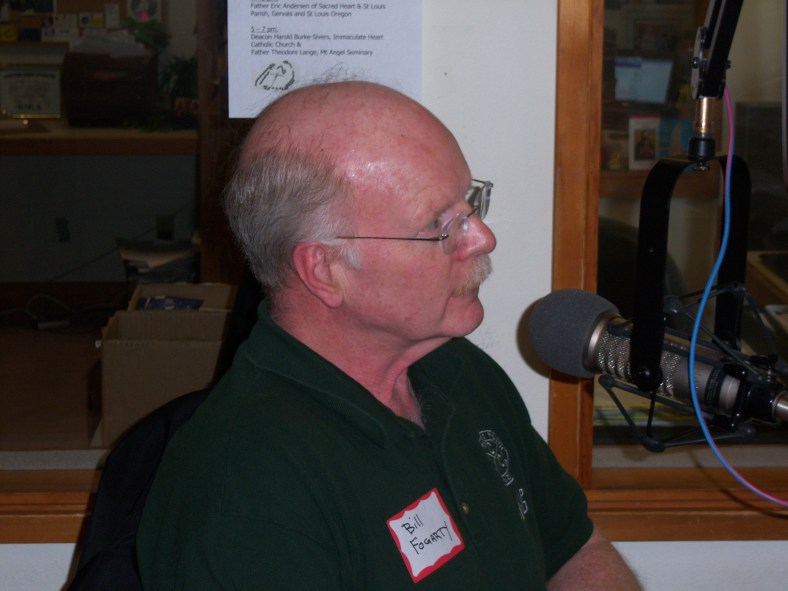 Bill Fogarty on air at KBVM