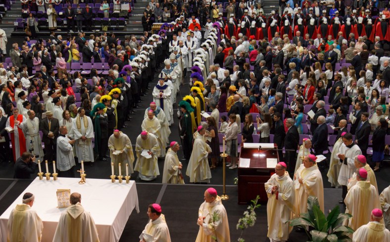 Entrance Procession Bishops 1 AKS install 2Apr13