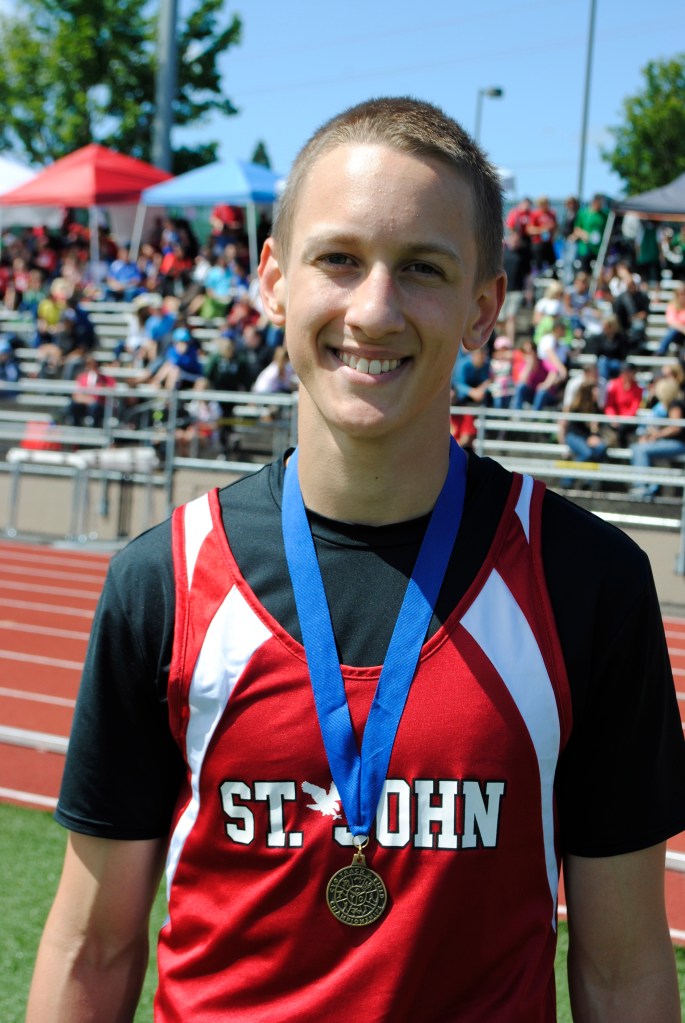 100 Yard Dash Cadet Boys Jake Harthun