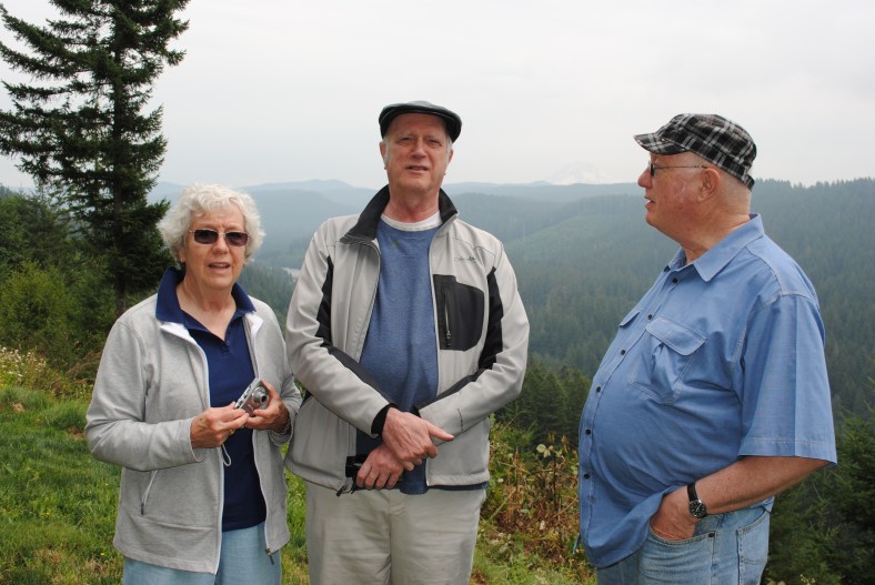 L to R: Jean, Fr. Leo Remmington, Fr. Kroll