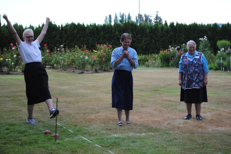 Sister Barbara Rose gets ready