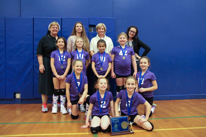 Third Grade CYO Volleyball Champions - St. Francis, Roy and Visitation Verboor "The Fighting Dutch"