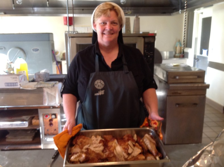 Me and my Turkey! (With a lot of help from Bob and Roger)