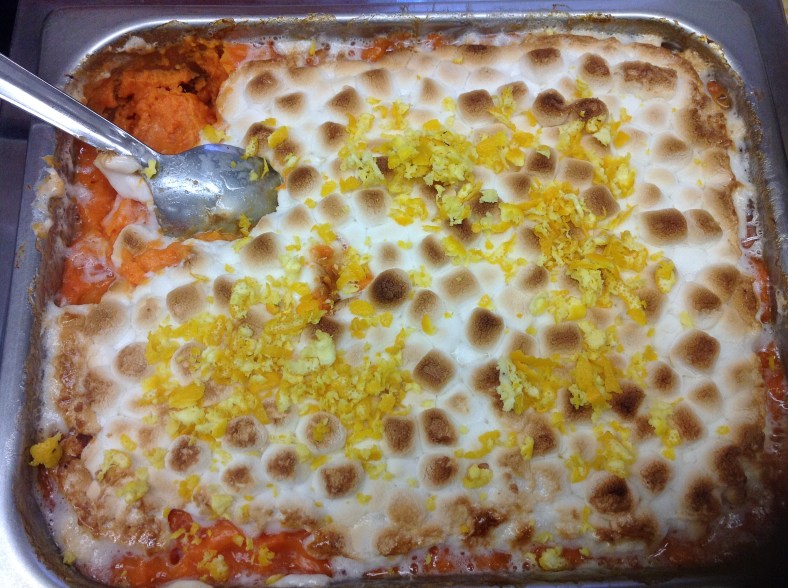 Yams with marshmallows!