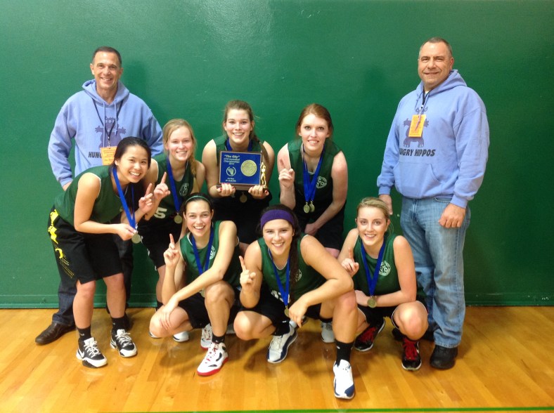 Jesuit High School Girls CYO HS Championship team 1st place