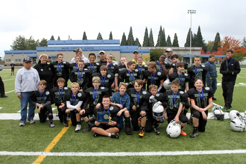 CYO West "Knights" win the 7th Grade CYO Football Championship 2014