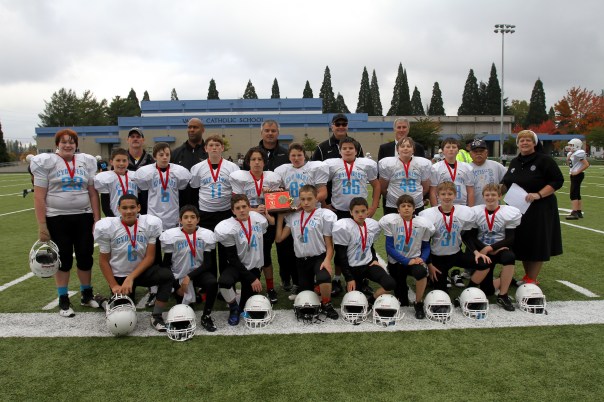 CYO North "Warriors" play a tough game against their opponents in the CYO Championship Game 2014