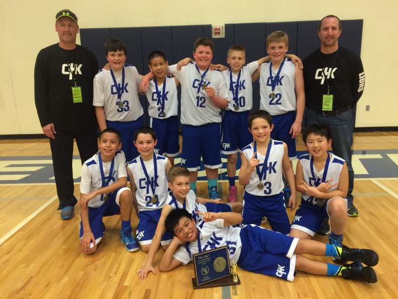 Christ the King won the 5th Grade Boys CYO City Championship March 8th at Valley Catholic High School 2015.