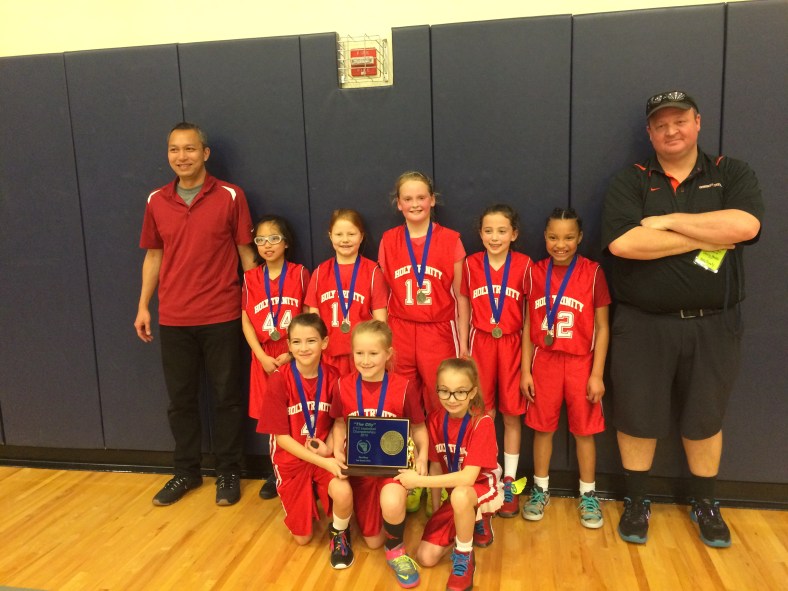 Holy Trinity Third Graders win the CYO City Basketball Championship Saturday March 7, 2015 at Valley Catholic High School