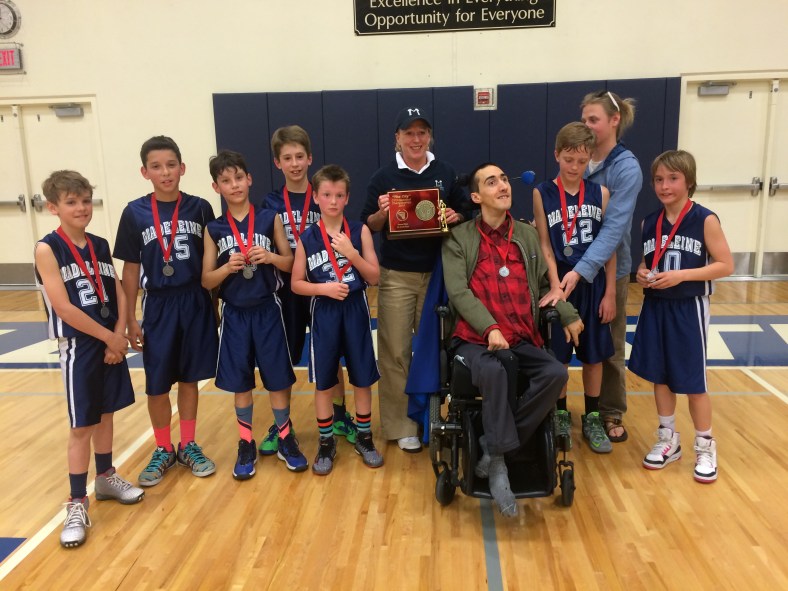 Madeleine won Second Place in the 5th Grade Boys CYO City Championship March 8th at Valley Catholic High School 2015.