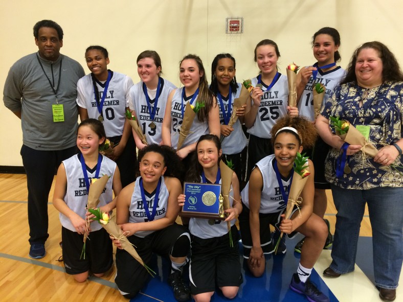 Holy Redeemer 8th Grade Girls win the CYO City BXB Championship 2015
