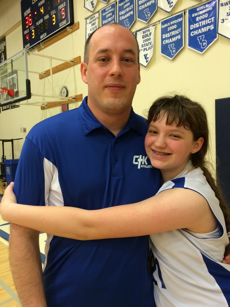 Rob Scheringer and daughter from Christ the King