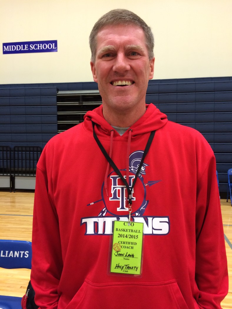 Holy Trinity coach John Lang