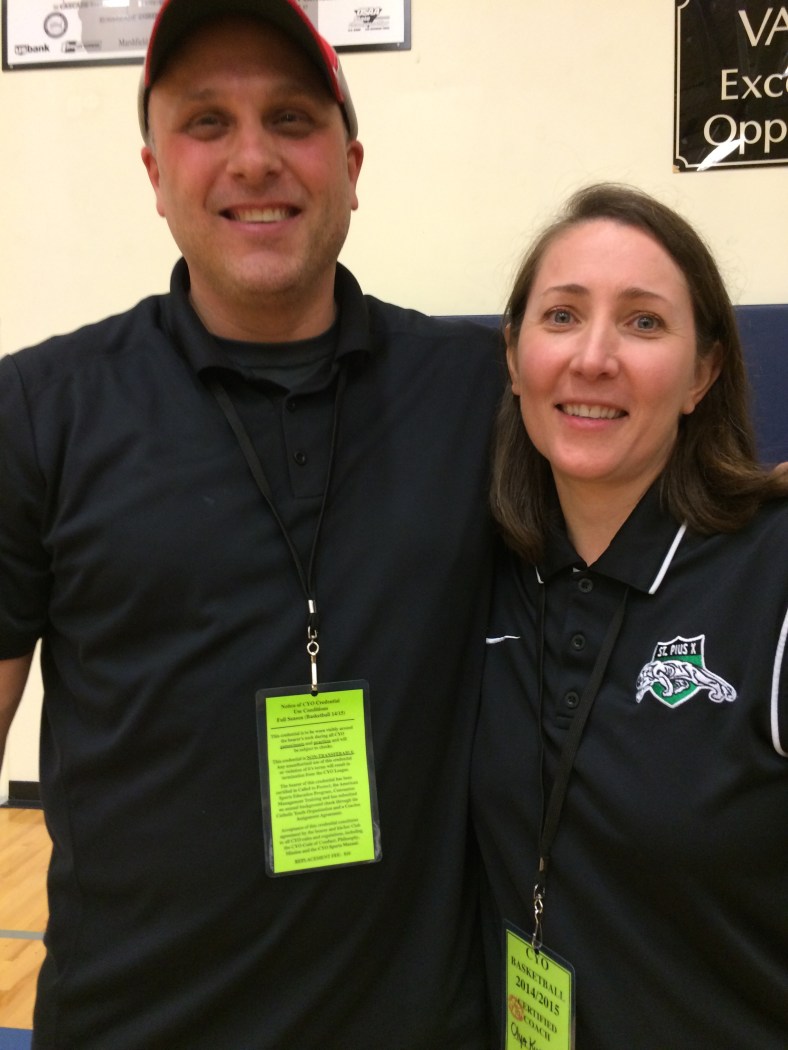 John Naro and Oyla from St. Pius X won a city championship this year.