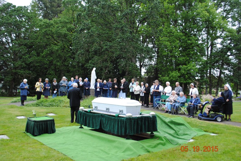 Funeral service for Sr. Geraldine Bernards