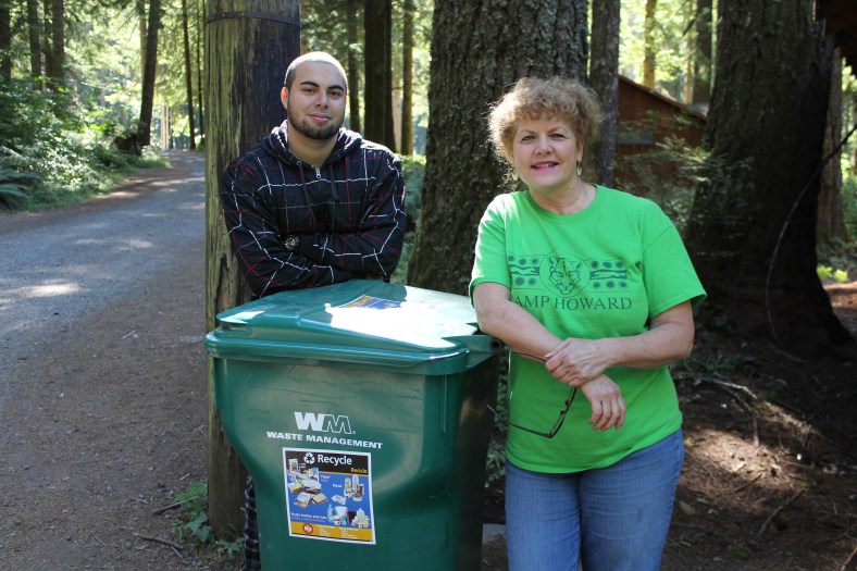 Eddy Reyes and Leila Blakely