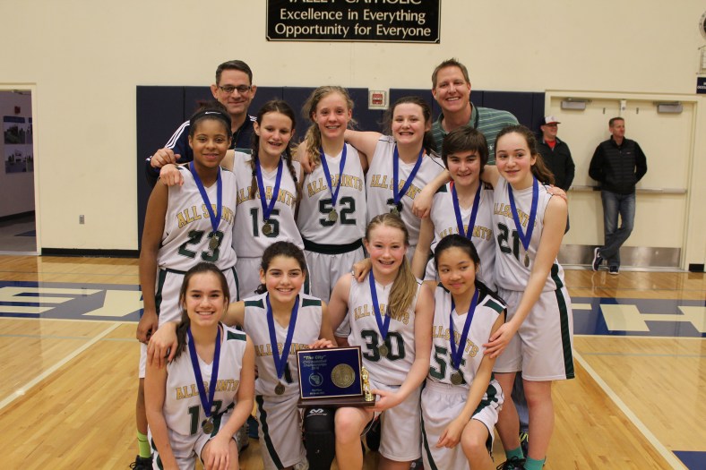 8 Girls City 2016 1st All Saints