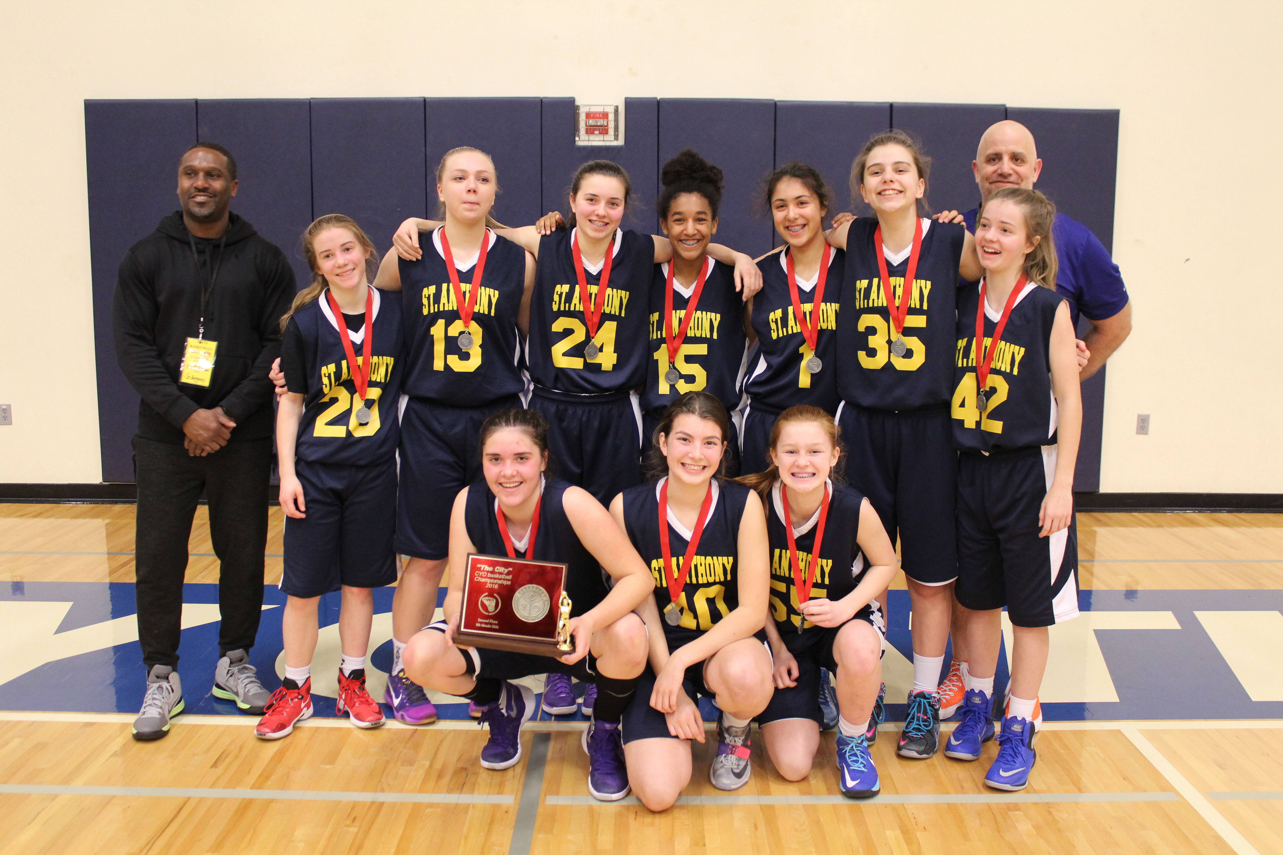 8 Girls City 2016 2nd St. Anthony