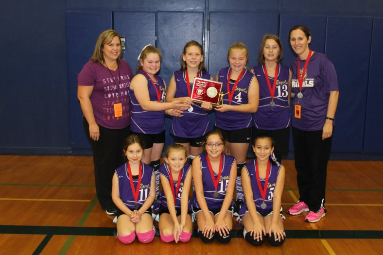 2017 5th Girls VB 2nd Place Portland Christian