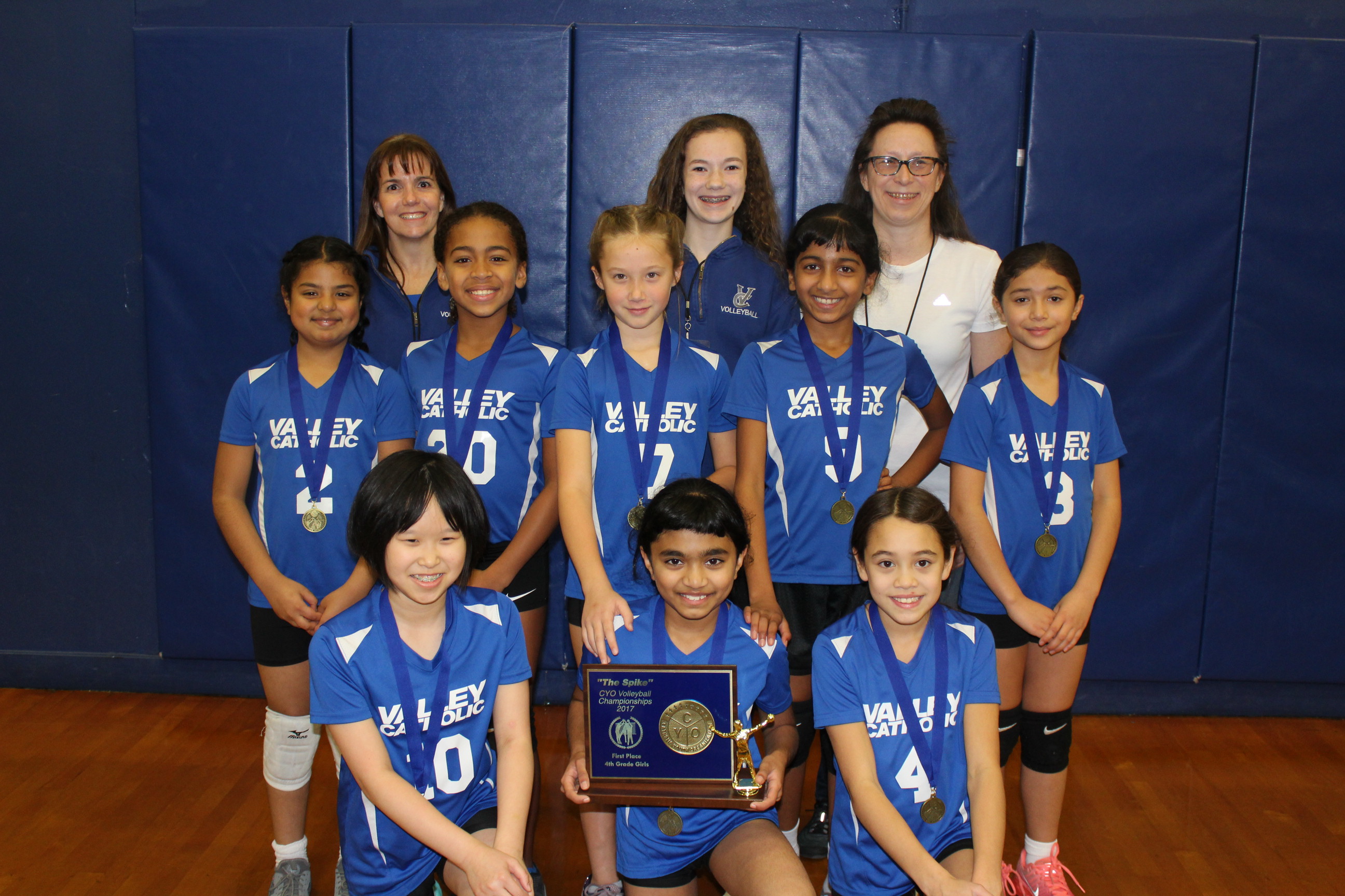 4 Girls 1st Valley Catholic